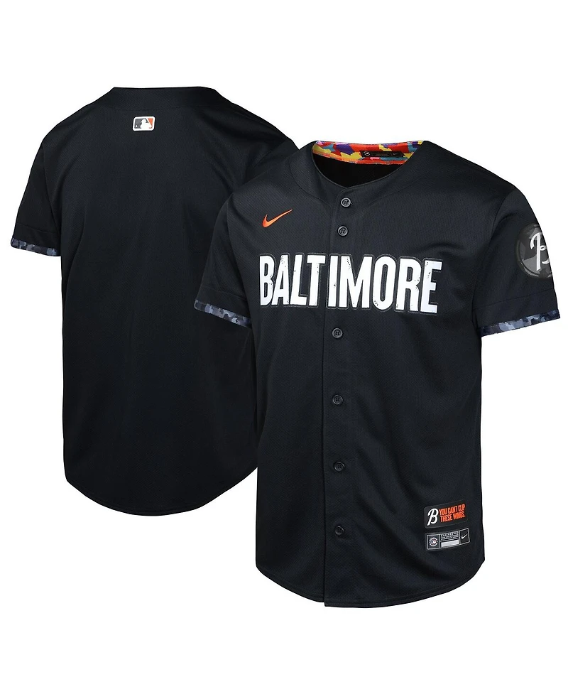 Nike Big Boys and Girls Black Baltimore Orioles City Connect Limited Jersey