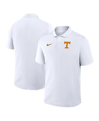 Nike Men's White Tennessee Volunteers Primetime Victory Primary Logo Performance Polo Shirt