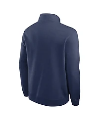 Nike Men's Navy Boston Red Sox Cooperstown Collection Fleece Half-Zip Pullover Sweatshirt