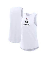 Nike Women's White Texas Rangers City Connect Tricode High Neck Performance Tank Top