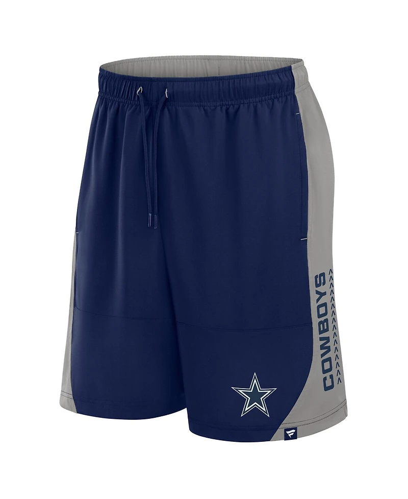 Fanatics Men's Navy/Gray Dallas Cowboys No Defense Shorts