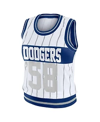 Wear by Erin Andrews Women's White Los Angeles Dodgers Sporty Tank Top