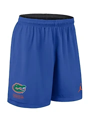 Jordan Men's Black/Royal Florida Gators 2025 Sideline Reversible Performance Shorts