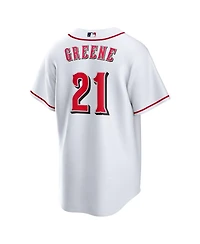 Nike Men's Hunter Greene White Cincinnati Reds Home Replica Jersey