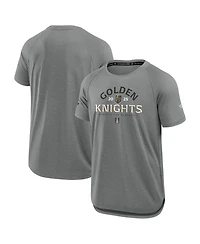 Fanatics Men's Heather Gray Vegas Golden Knights 2025 Stanley Cup Playoffs Authentic Pro Rink Performance T-Shirt