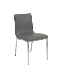 Upholstered Leather Dining Chairs Set of 2 with Supportive Backrest for Room