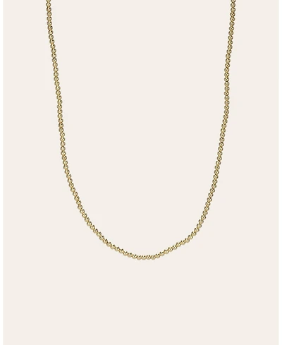 14k Gold 2mm Bead Necklace