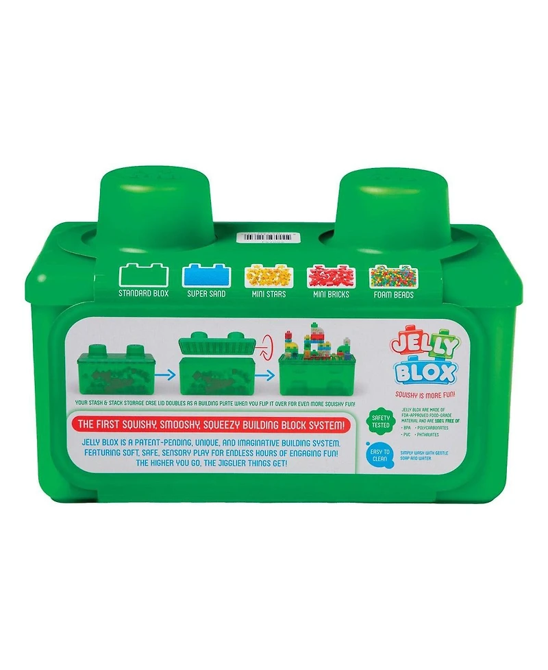 Goliath Jelly Blox Stash 'N Stack Blocks in 2-in-1 Storage Set