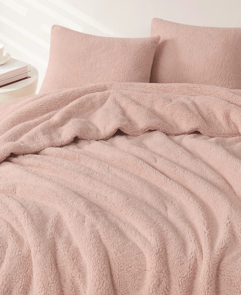 Brooklyn Loom Oversized Marshmallow Sherpa 3-Pc. Comforter Set