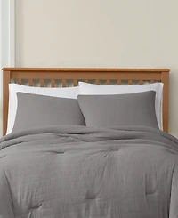 Truly Soft Crinkle Garment Wash Solid -Pc. Comforter Set