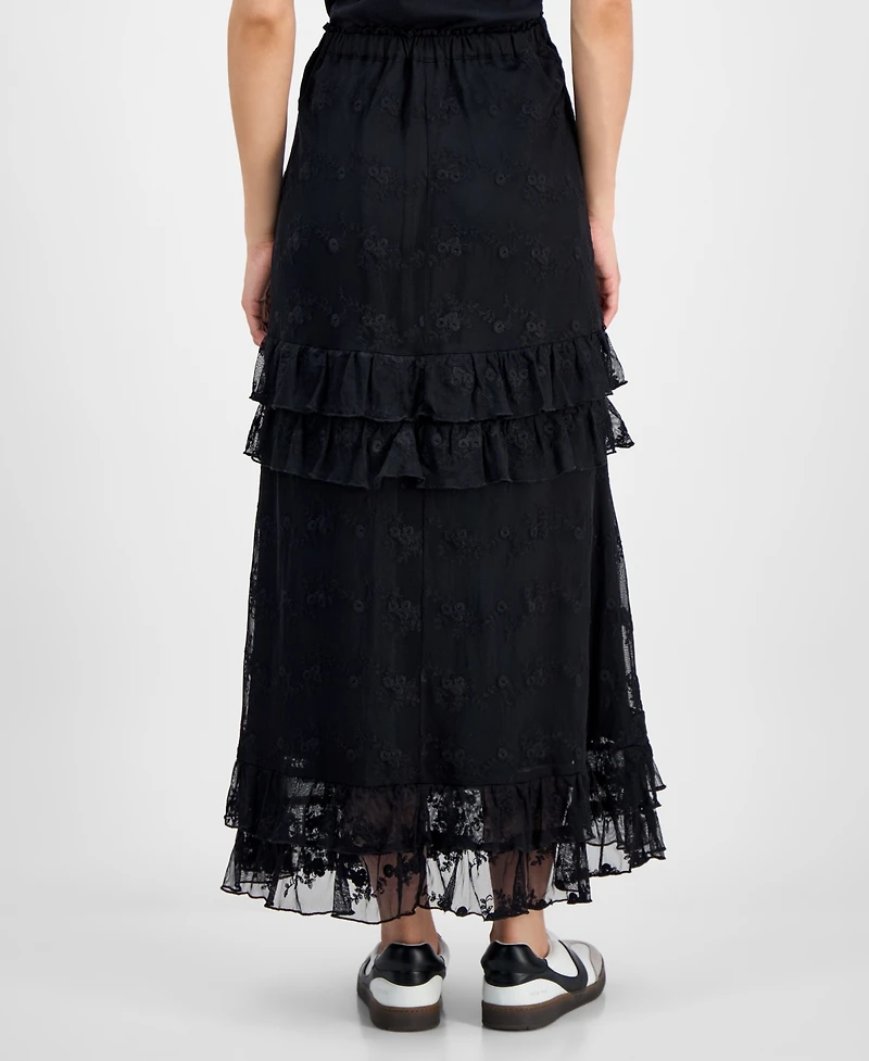 And Now This Women's Lace Tiered Maxi Skirt, Exclusively at Macy's