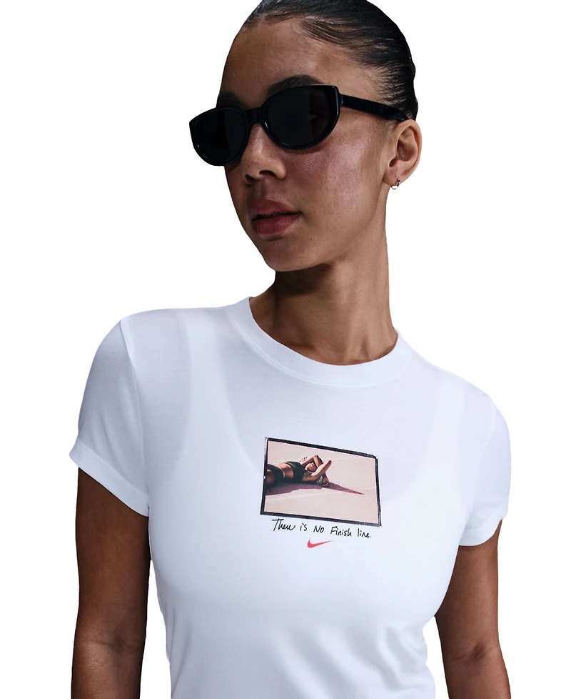Nike Sportswear Women's Chill Knit Graphic Cropped T-Shirt