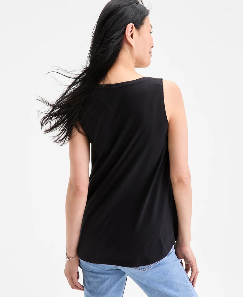 Style & Co Women's V-Neck Tank Top, Exclusively at Macy's