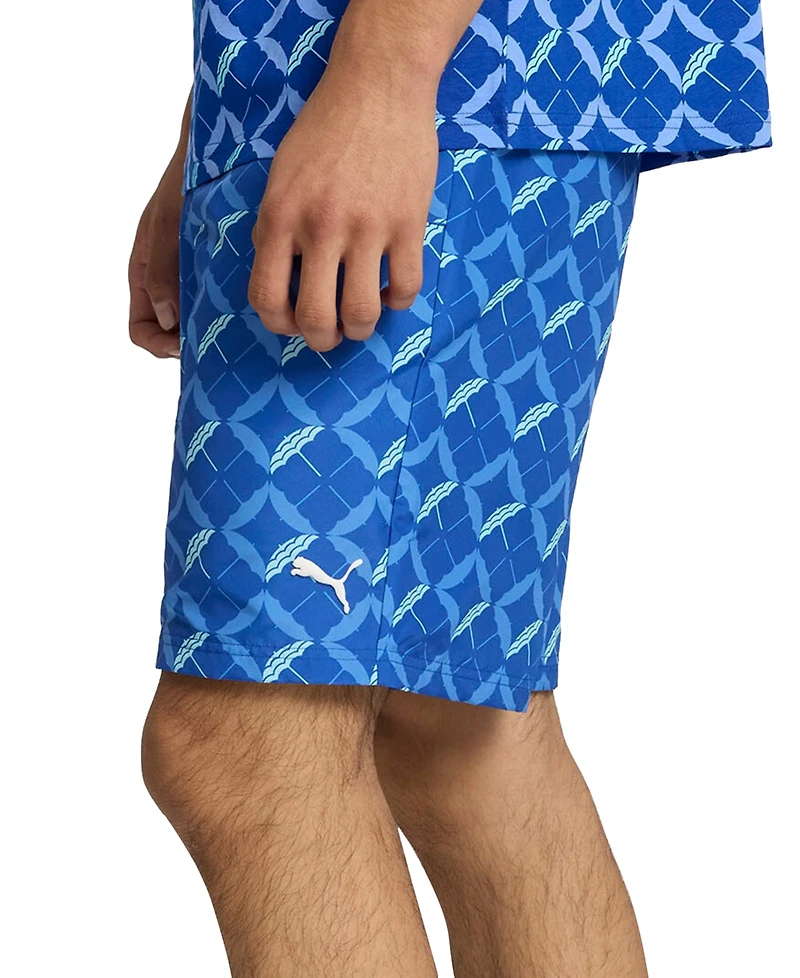 Puma Men's Resort Umbrella-Graphic Shorts