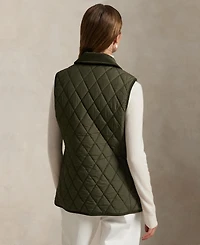 Polo Ralph Lauren Women's Corduroy-Trim Quilted Vest
