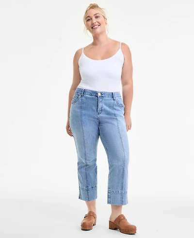 Democracy Trendy Plus "Ab"solution High-Rise Kick-Flare Jeans