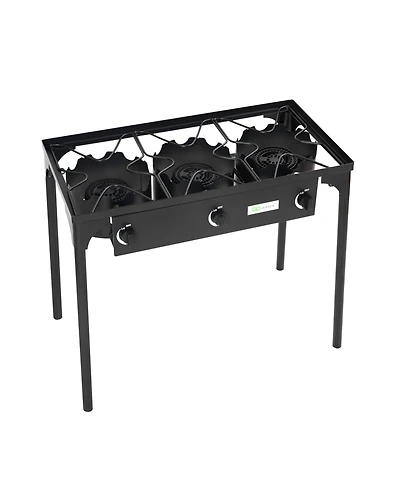 225,000-btu Portable Propane 3 Burner Gas Cooker