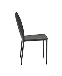 Set of 2 All Stacking Chairs for Dining Room Office or Event Seating