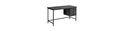 Modern Computer Desk with 3 Storage Drawers and Spacious Work Surface