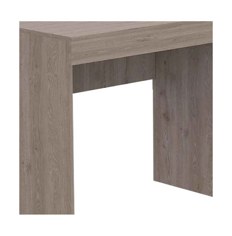 Contemporary Computer Desk with Two Drawers for Small Space Solutions