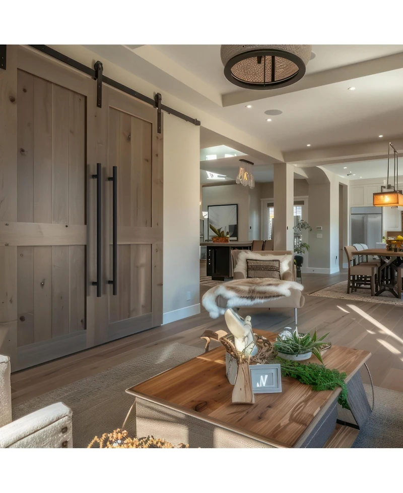 Hydroware Round Series Door Handle - Black