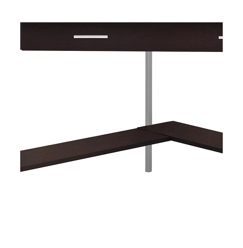 Corner Computer Desk with Storage Shelves – Perfect for Home or Office Setup
