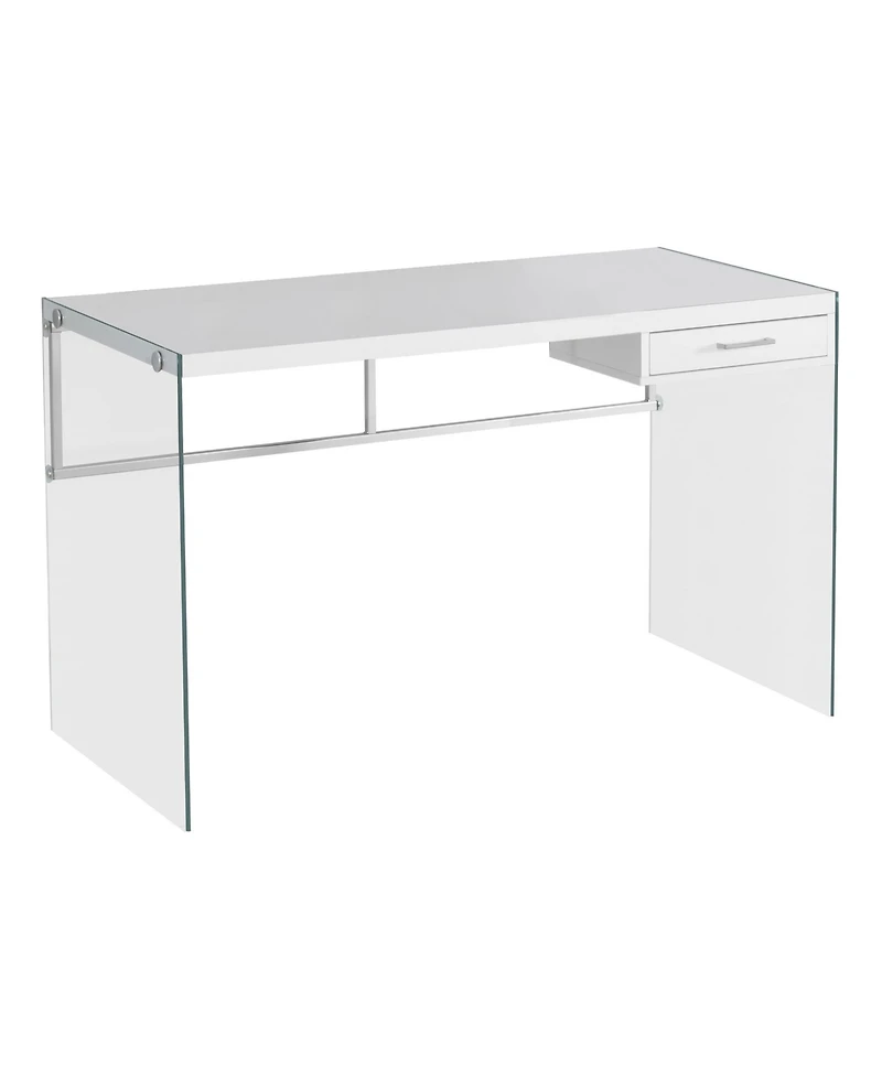 Contemporary Computer Desk with Storage – Ideal for Home Office Setup