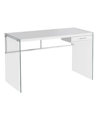 Contemporary Computer Desk with Storage – Ideal for Home Office Setup