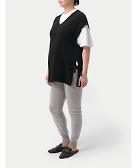 Gobi Cashmere Maternity V-neck Top