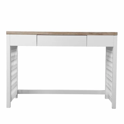 Wood Writing Desk with 3 Drawers – Functional & Elegant Design