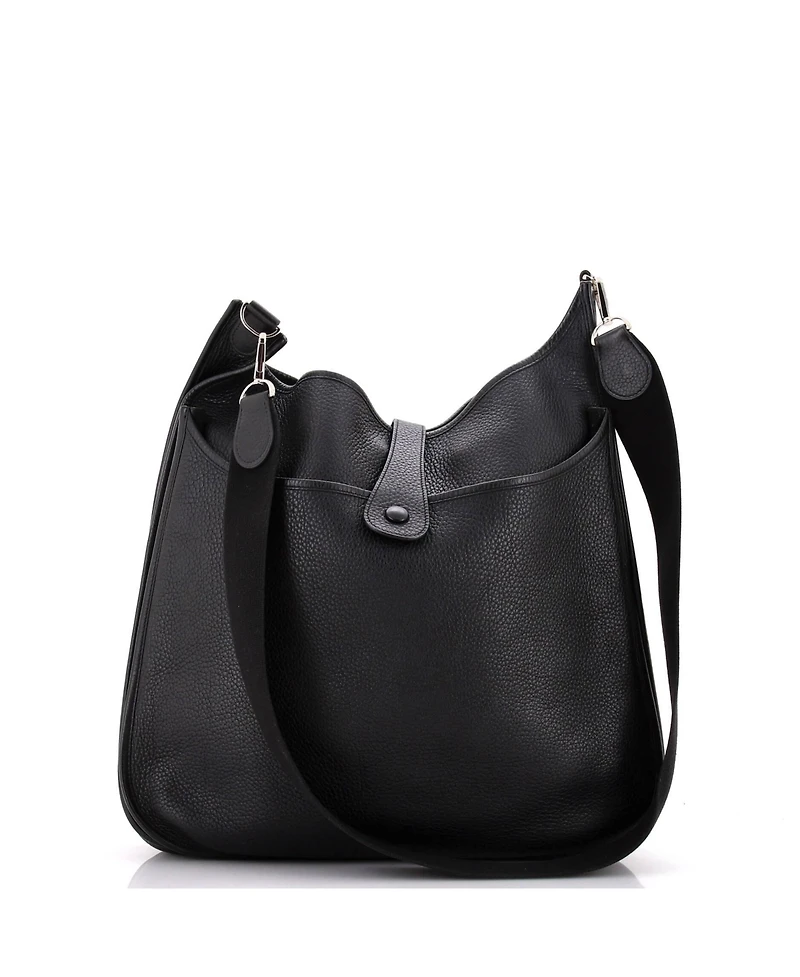 Pre-Owned Hermes Tgm Evelyne Bag Gen Ii Clemence