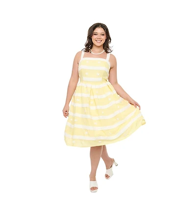 Unique Vintage Plus 1960s Swing Sundress