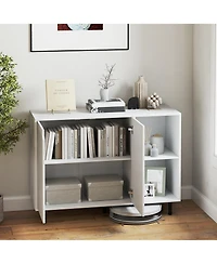 Sideboard Buffet Cabinet Kitchen Storage with Adjustable Shelves for Dining Room or Living Room