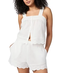 Gap GapBody Women's Cotton Short Eyelet Pajama Set
