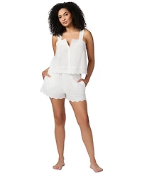 Gap GapBody Women's Cotton Short Eyelet Pajama Set