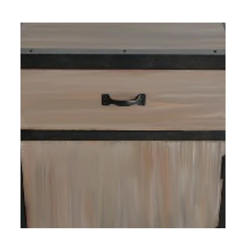 Elegant Wood End Table with Drawer for Easy Storage