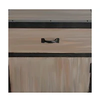 Elegant Wood End Table with Drawer for Easy Storage