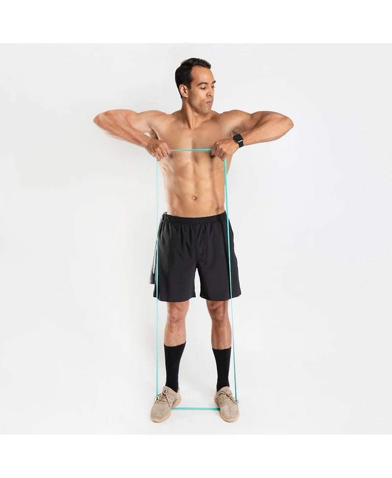 NonZero Gravity 100% Latex-Free Natural Rubber Power Resistance Bands Warm-Up Set (5-Piece)