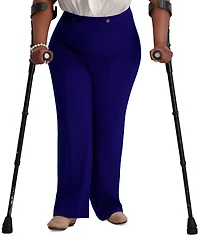 Kasper High-Rise Pull-On Rivet Pants, Regular & Plus