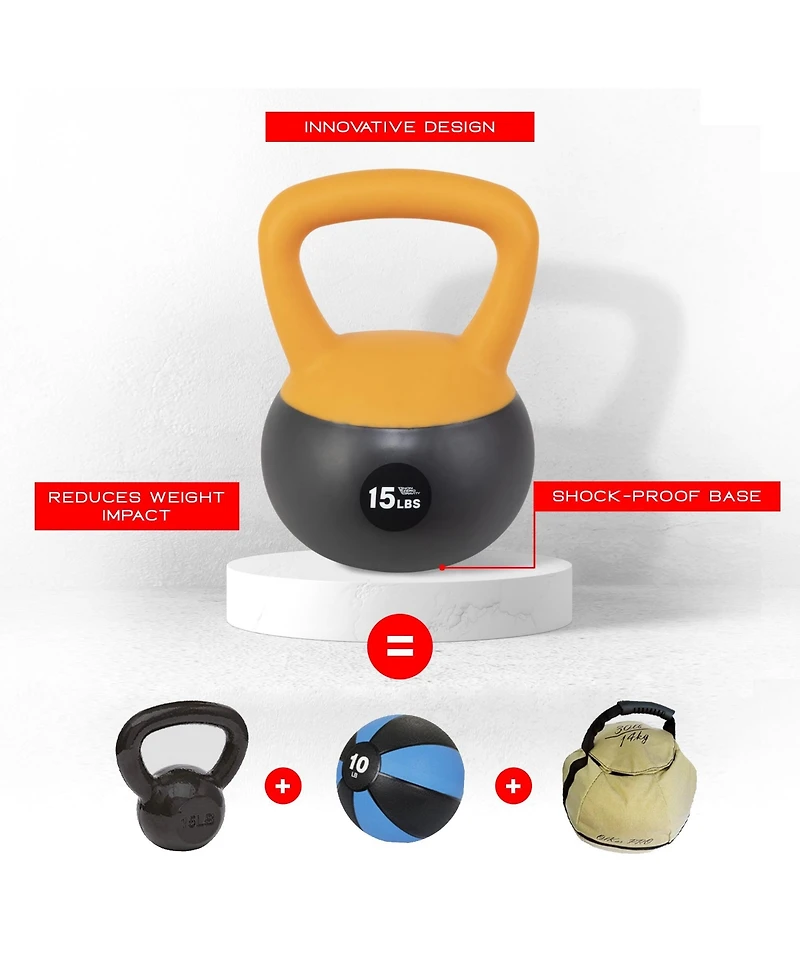 NonZero Gravity Iron Sand Soft Kettlebell