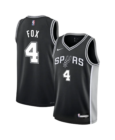 Nike Big Boys and Girls De'Aaron Fox Black San Antonio Spurs Swingman Jersey