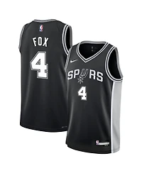 Nike Big Boys and Girls De'Aaron Fox Black San Antonio Spurs Swingman Jersey