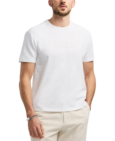 Men's Tomba Short Sleeve Crewneck Raised Logo Graphic T-Shirt