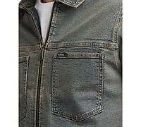 Men's Jett Zip-Front Denim Jacket