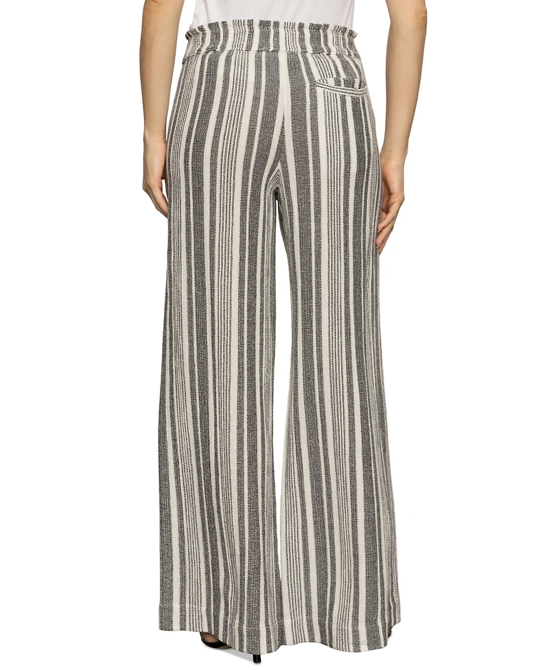 Sanctuary Women's Palm Cotton Wide-Leg Pull-On Pants