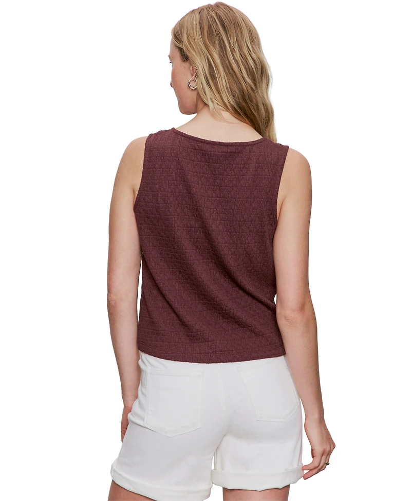 Sanctuary Women's Vacation Tie-Front Button-Up Vest
