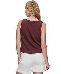Sanctuary Women's Vacation Tie-Front Button-Up Vest