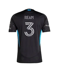 Adidas Men's Tim Ream Black Charlotte Fc 2025 Fortress Kit Authentic Player Jersey