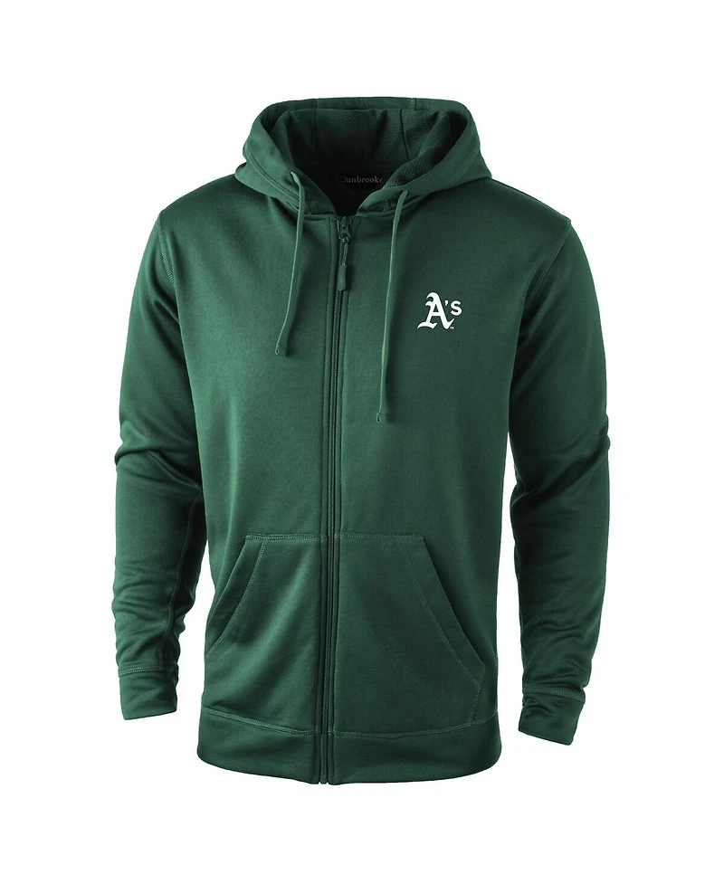 Dunbrooke Men's Green Athletics Trophy Full-Zip Hoodie