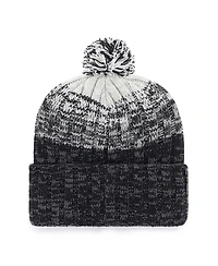 '47 Brand Big Boys and Girls Black Chicago White Sox Cascade Cuffed with Pom Knit Hat